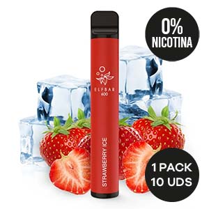 POD ELFBAR600 STRAWBERRY ICE 0MG