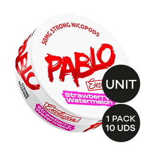 PABLO EXCLUSIVE STRAW WATRMELON 50MG NIC/12G