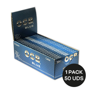 PAPEL OCB X-PERT BLUE Nº1 (70MM) (50) 60 HOJAS