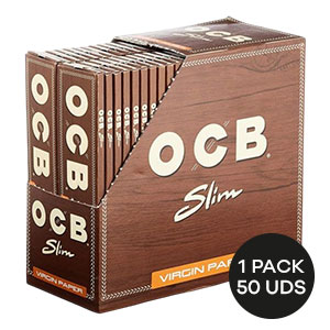 PAPEL OCB VIRGIN SLIM (110MM) (50)
